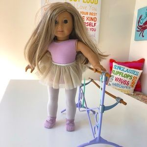 American Girl Doll in ballet outfit.